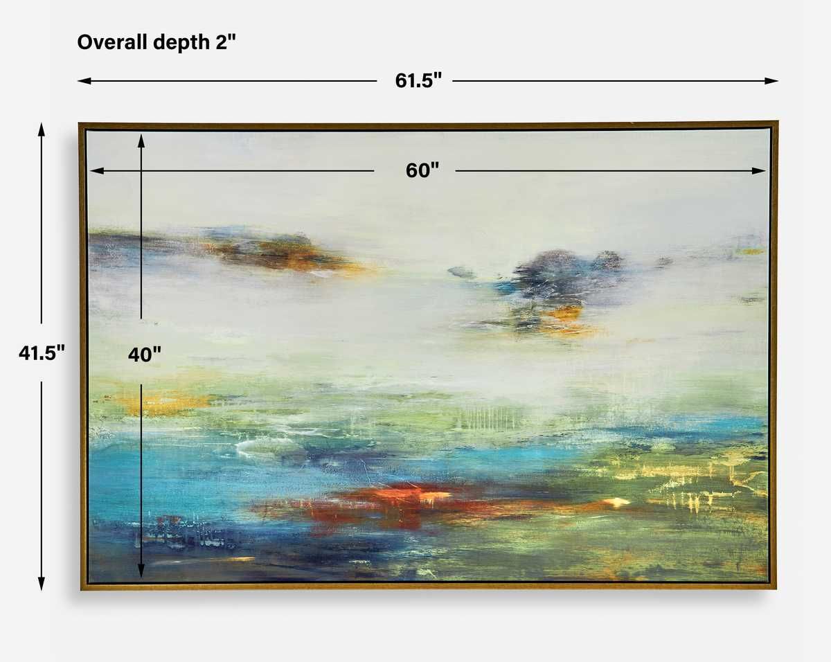 Textured Land Framed Canvas – Art by Uttermost | Sutter & Vale