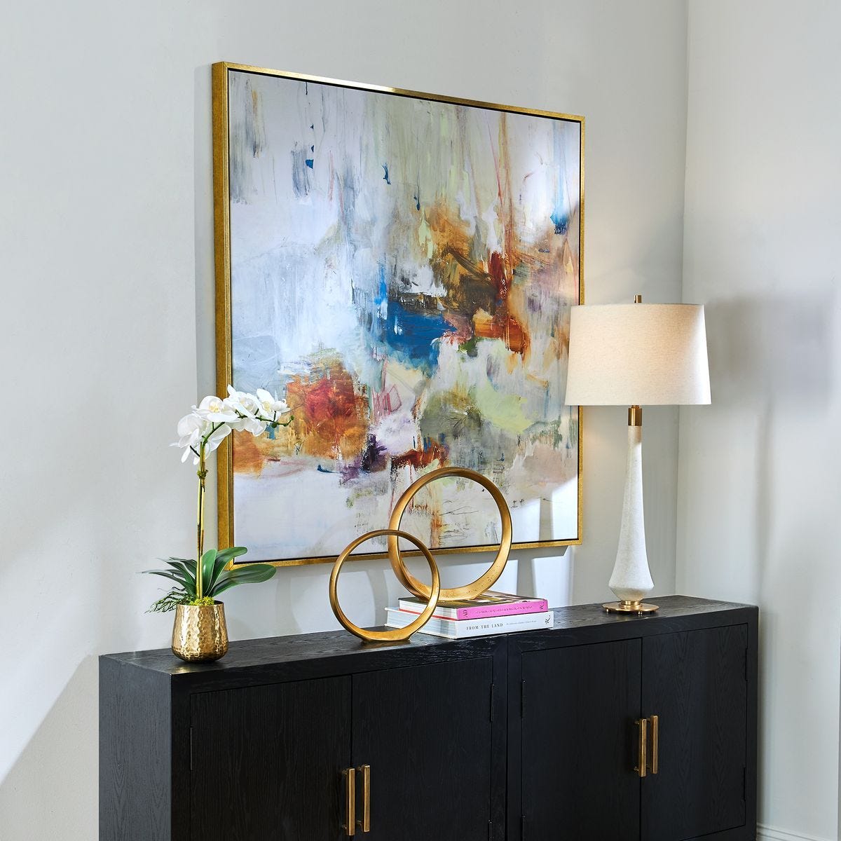 In The Beginning Framed Canvas – Art by Uttermost | Sutter & Vale