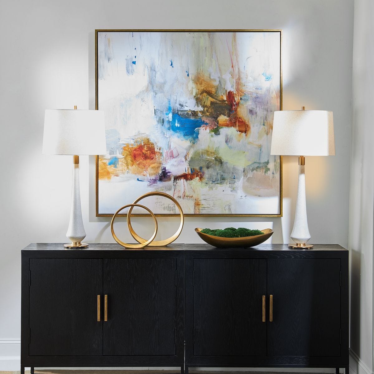 In The Beginning Framed Canvas – Art by Uttermost | Sutter & Vale