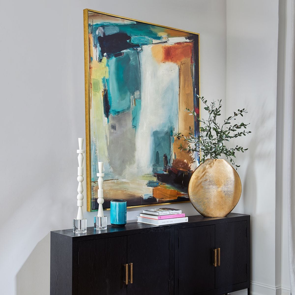 Painters High Revisited Framed Canvas – Art by Uttermost | Sutter & Vale