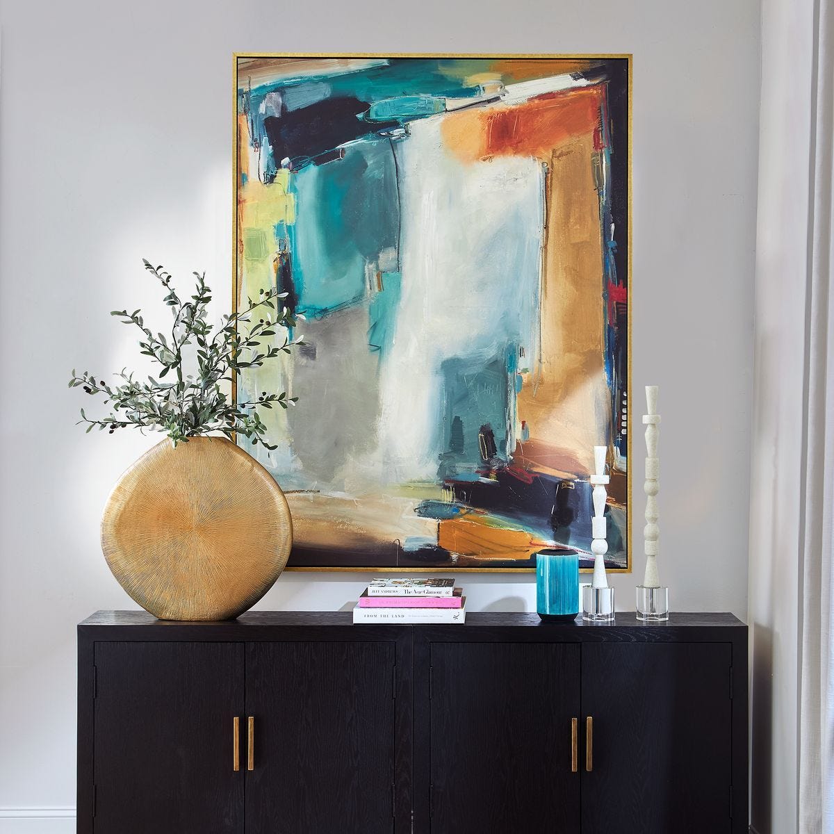 Painters High Revisited Framed Canvas – Art by Uttermost | Sutter & Vale