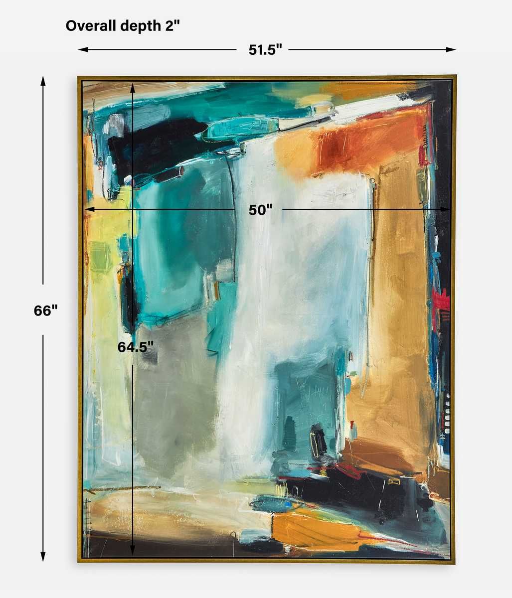 Painters High Revisited Framed Canvas – Art by Uttermost | Sutter & Vale
