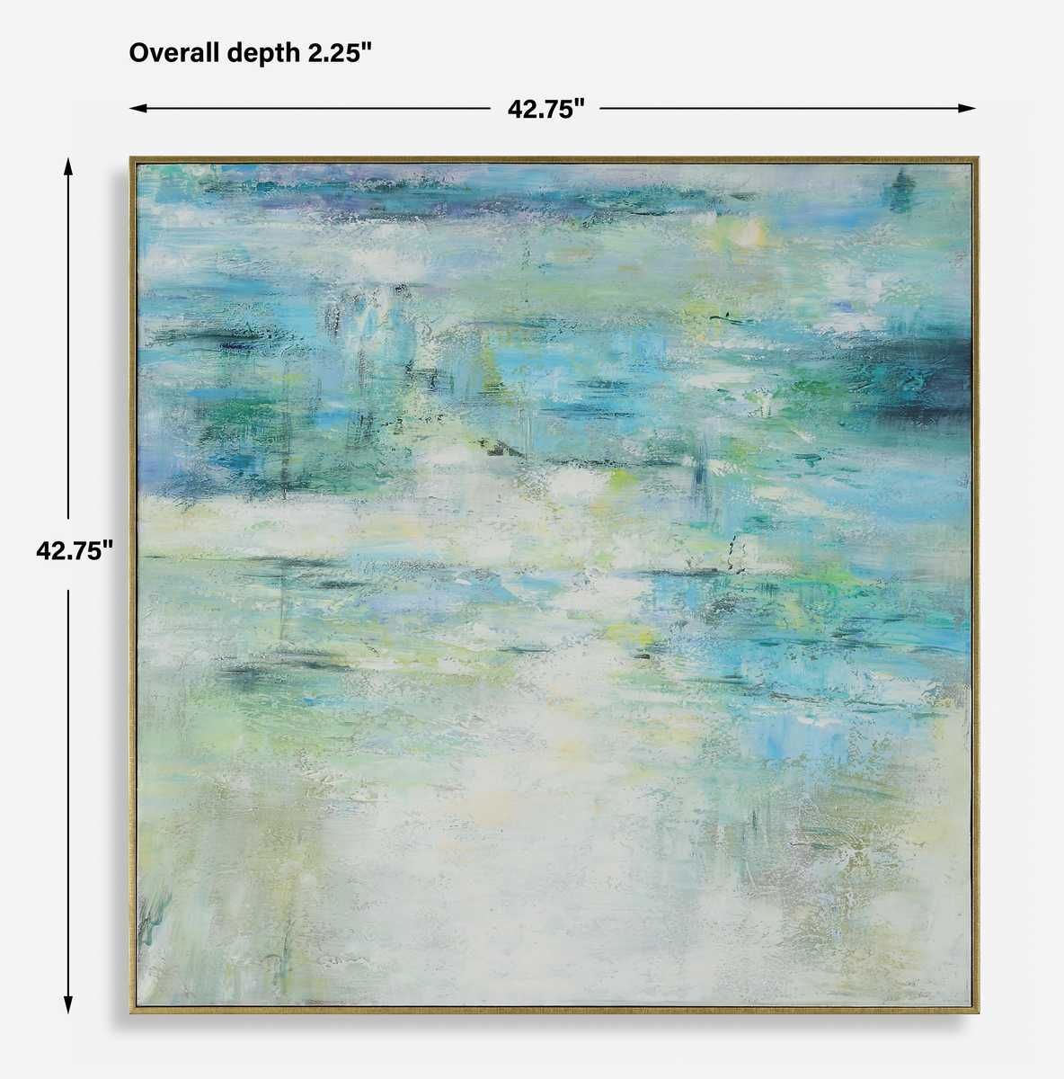 Blissful Hand Painted Canvas – Art by Uttermost | Sutter & Vale