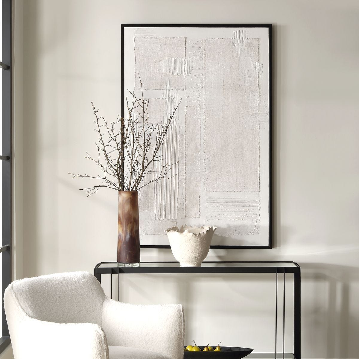 Clean Slate Hand Painted Canvas – Art by Uttermost | Sutter & Vale