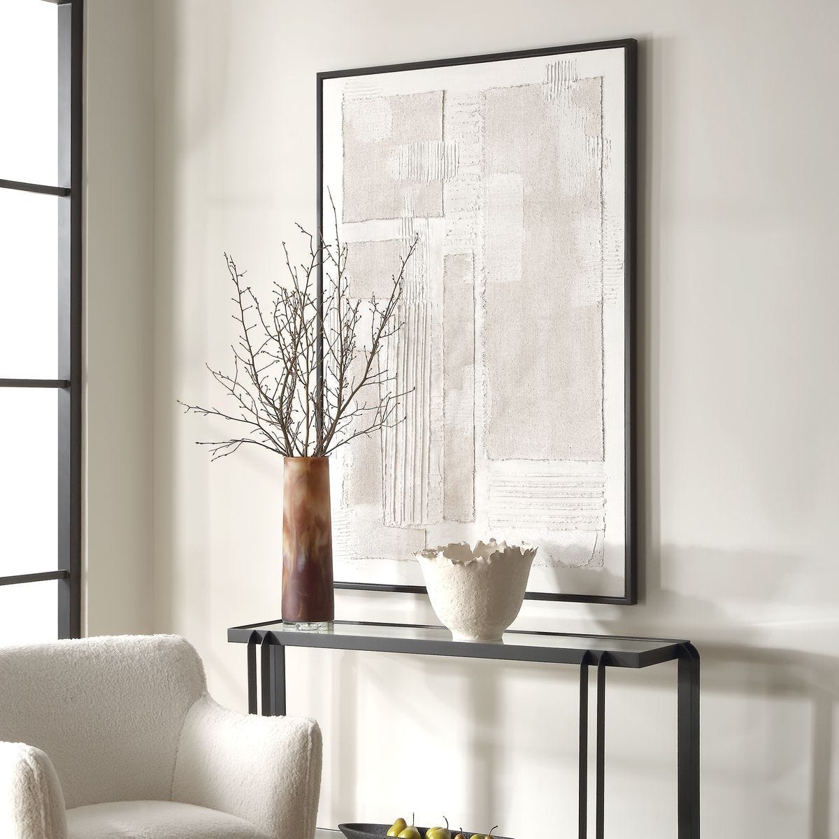 Clean Slate Hand Painted Canvas – Art by Uttermost | Sutter & Vale