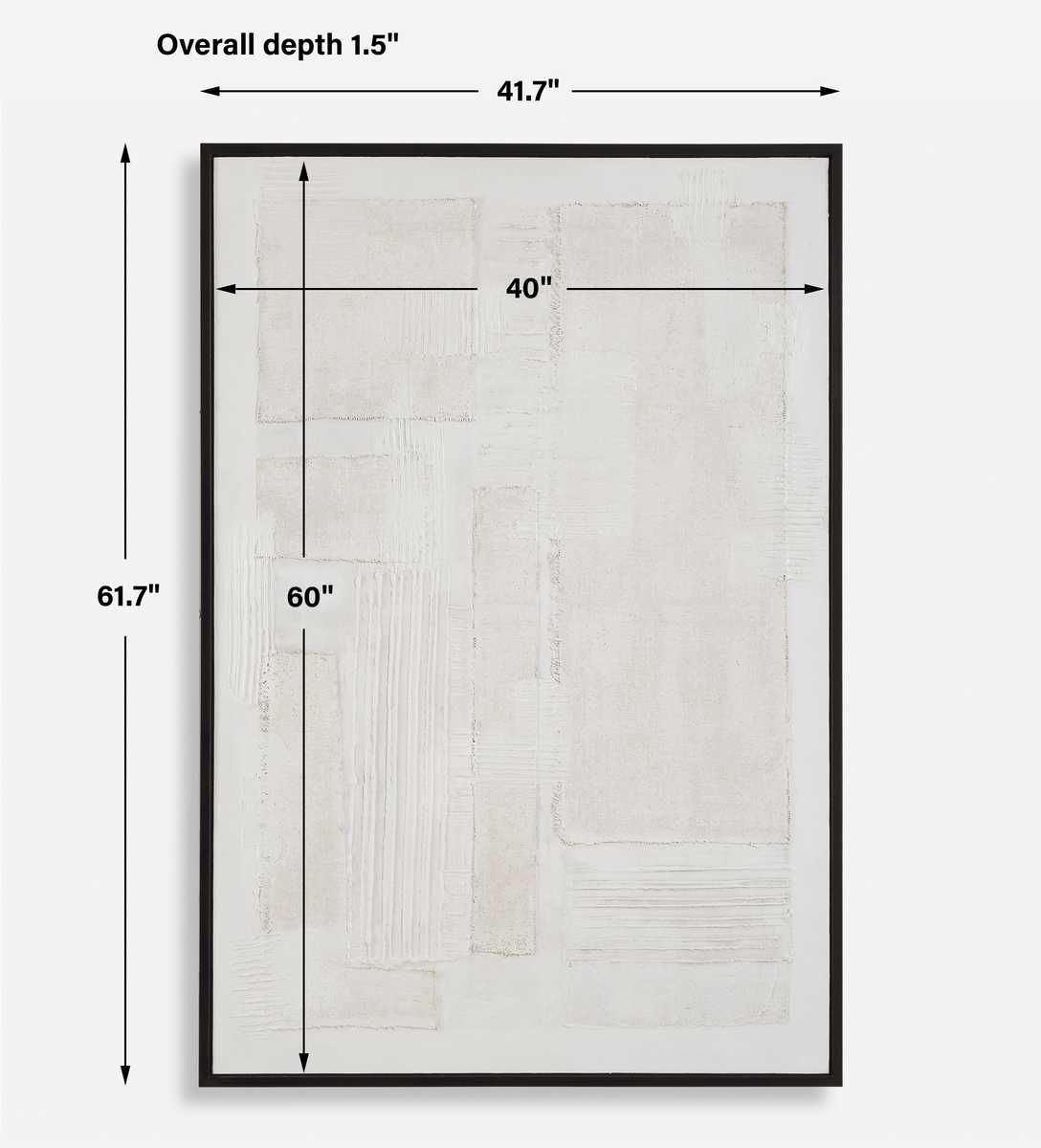 Clean Slate Hand Painted Canvas – Art by Uttermost | Sutter & Vale