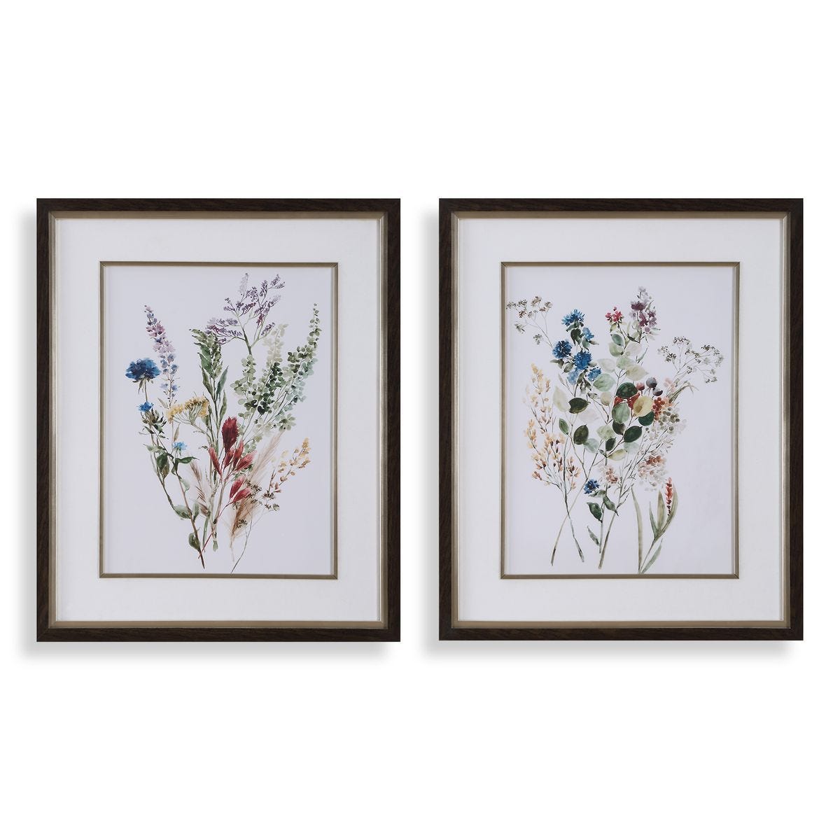 Delicate Flowers Framed Prints, S/2 – Art by Uttermost | Sutter & Vale