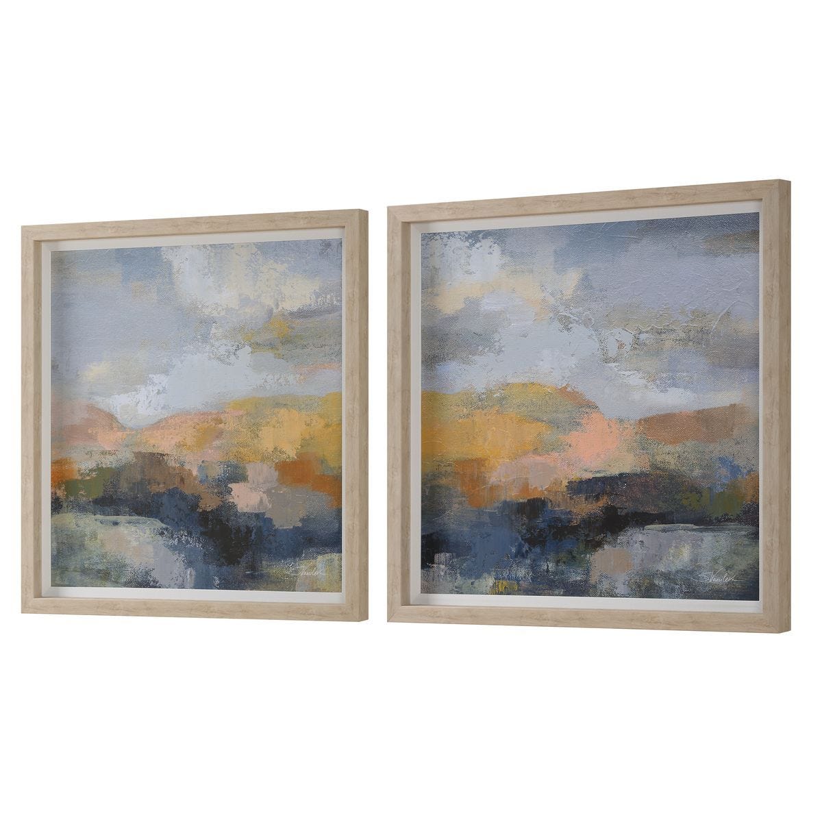 Dusk Framed Prints, S/2 – Art by Uttermost | Sutter & Vale