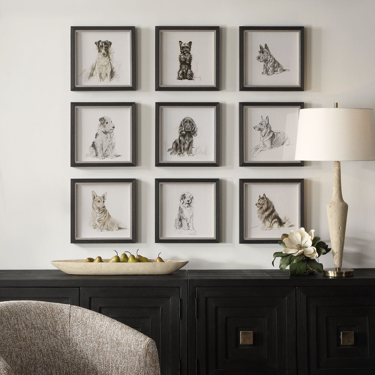 Loyal Companion Framed Prints, S/9 – Art by Uttermost | Sutter & Vale