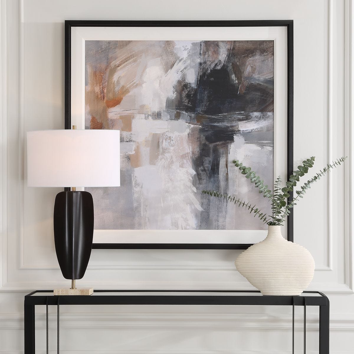 Wings Neutral Framed Print – Art by Uttermost | Sutter & Vale