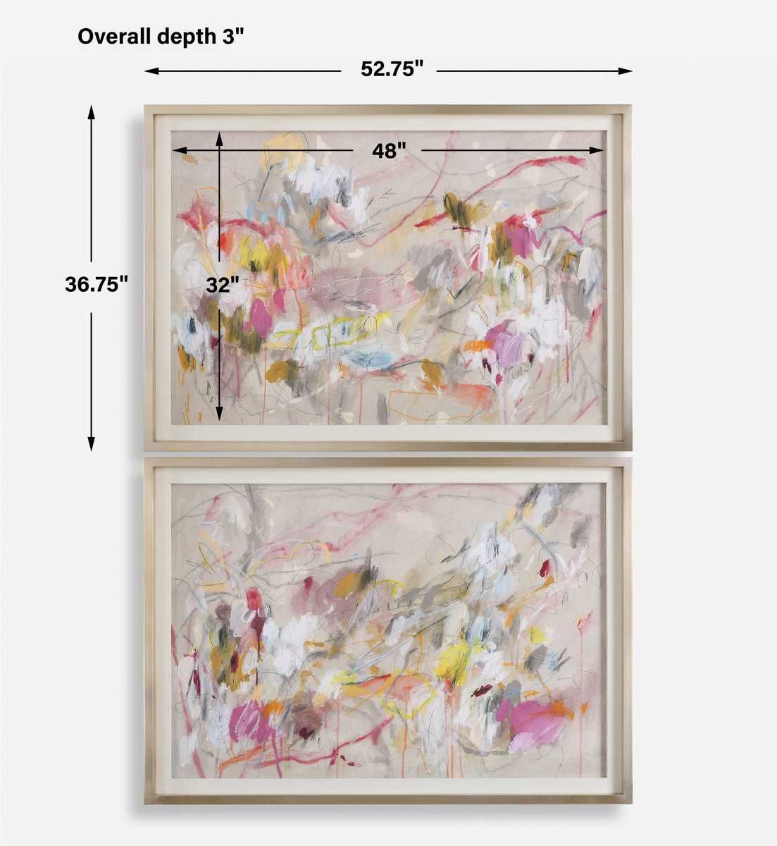 Metropolitan Rush Framed Prints, S/2 – Art by Uttermost | Sutter & Vale
