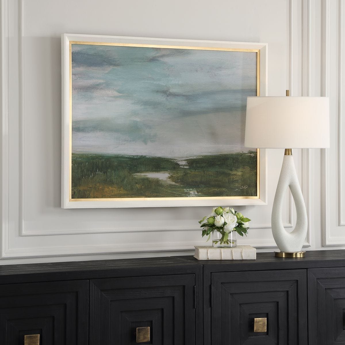The Path Of The Water Framed Print – Art by Uttermost | Sutter & Vale