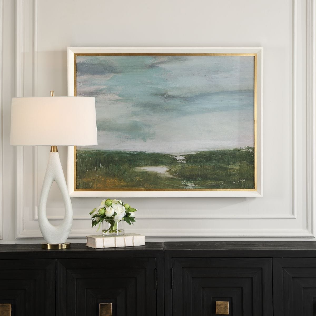 The Path Of The Water Framed Print – Art by Uttermost | Sutter & Vale
