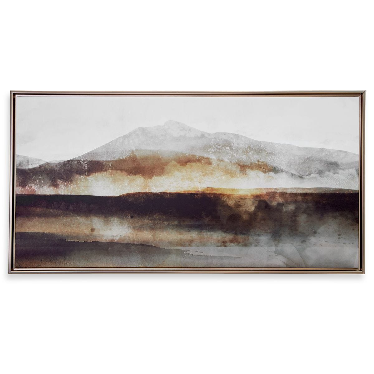 Splash Of Land Framed Canvas – Art by Uttermost | Sutter & Vale