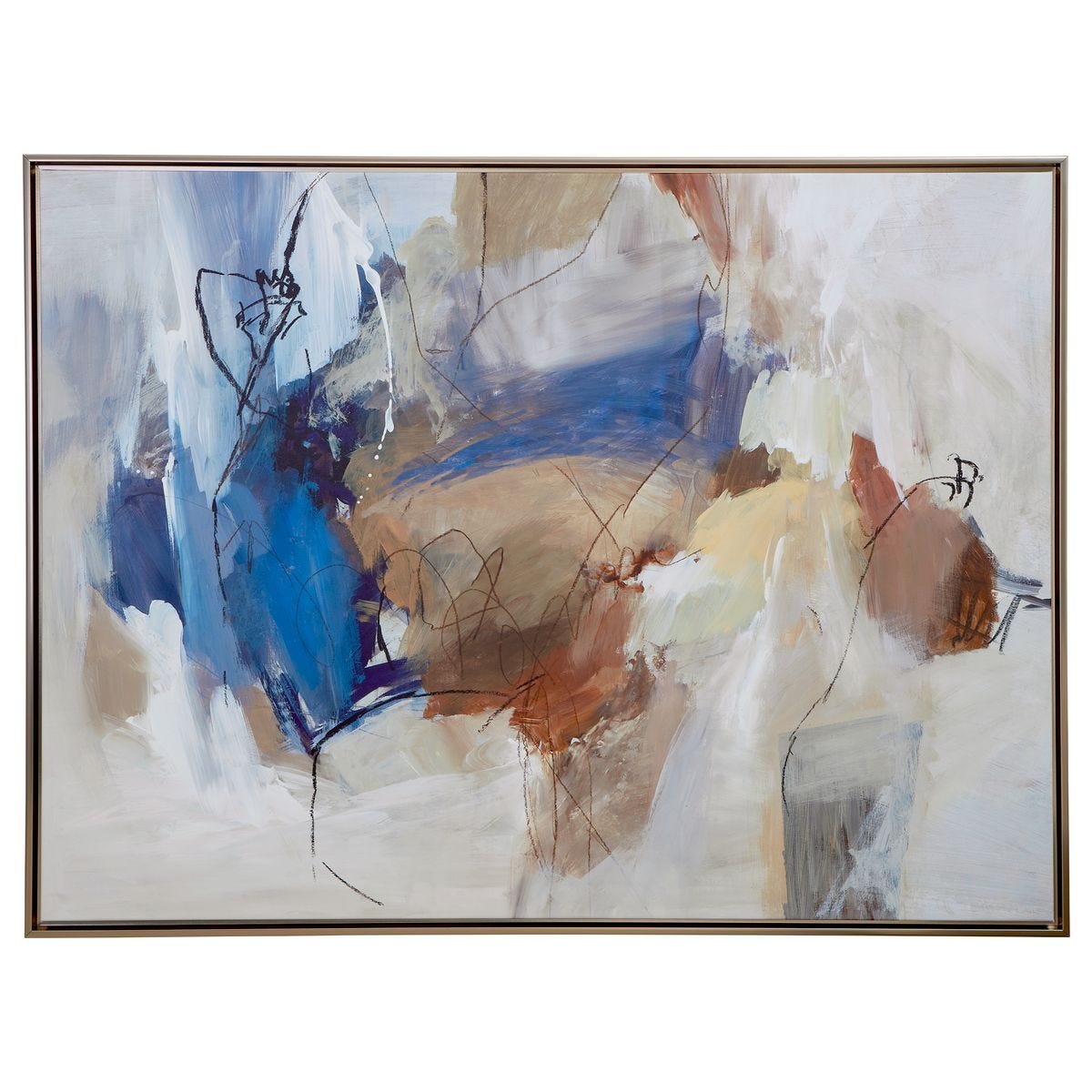 Subtle Nuances Framed Canvas – Art by Uttermost | Sutter & Vale
