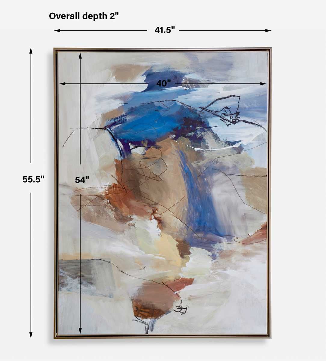 Subtle Nuances Framed Canvas – Art by Uttermost | Sutter & Vale