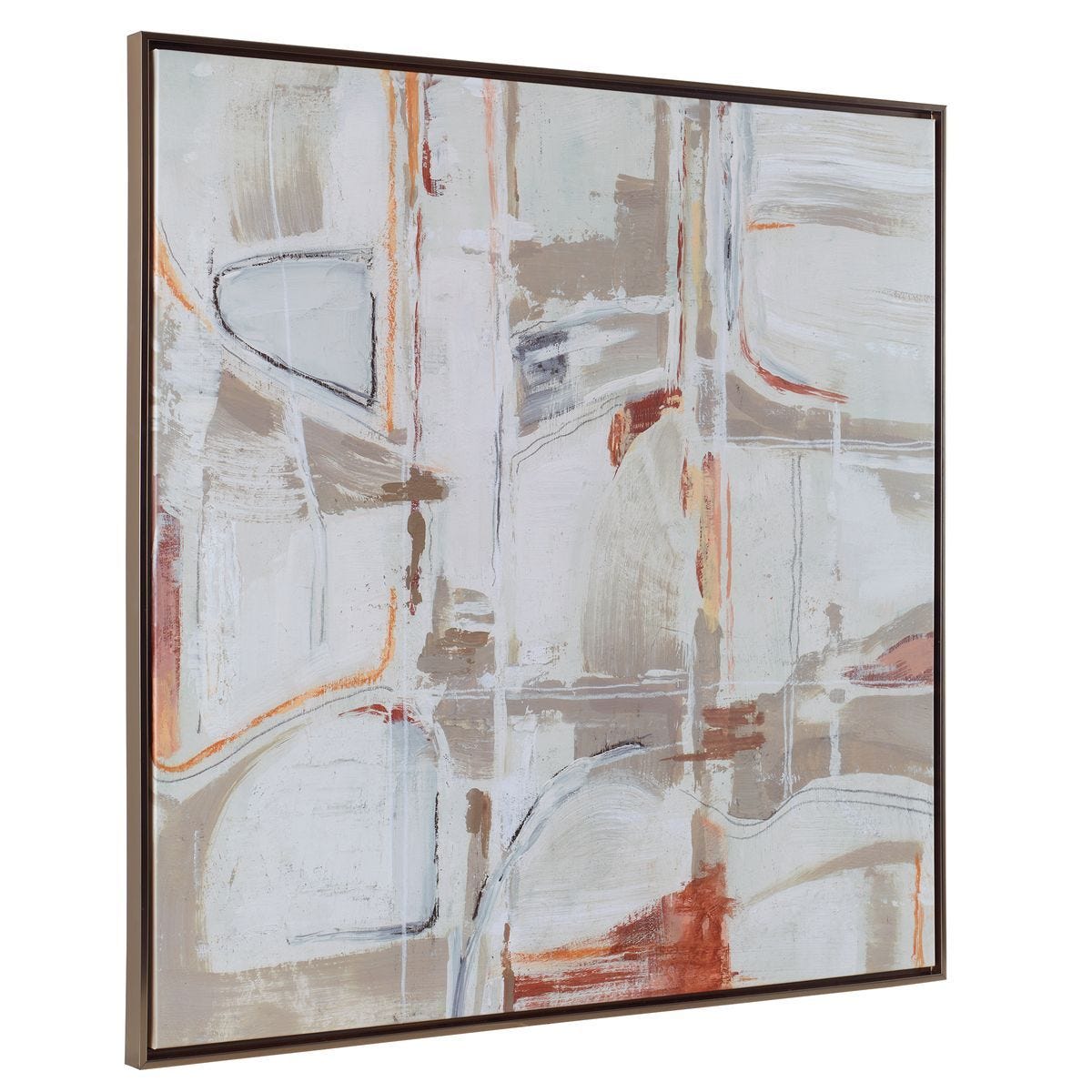 Neutral Nirvana Framed Canvas – Art by Uttermost | Sutter & Vale