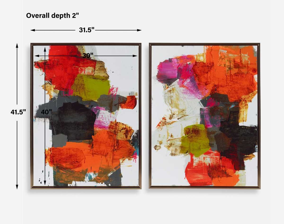 Tried and True Framed Canvases, S/2 – Art by Uttermost | Sutter & Vale