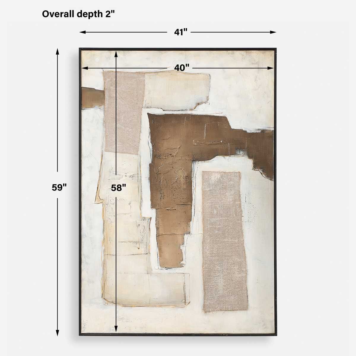 Interference Hand Painted Canvas – Art by Uttermost | Sutter & Vale