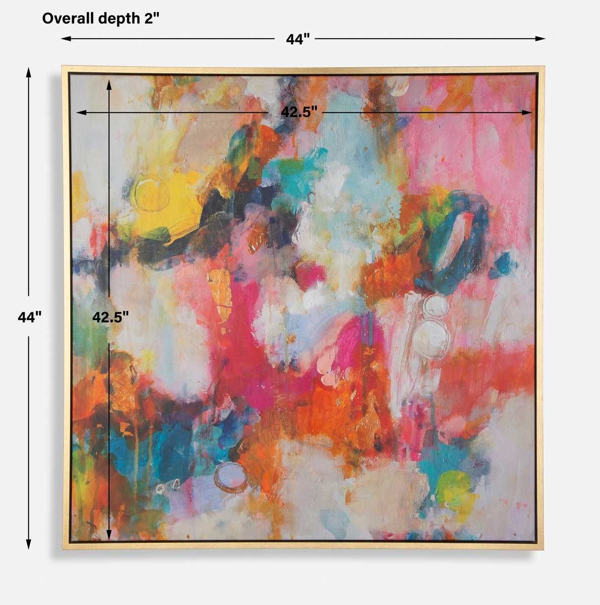 A Colorful Mindset Framed Canvas – Art by Uttermost | Sutter & Vale