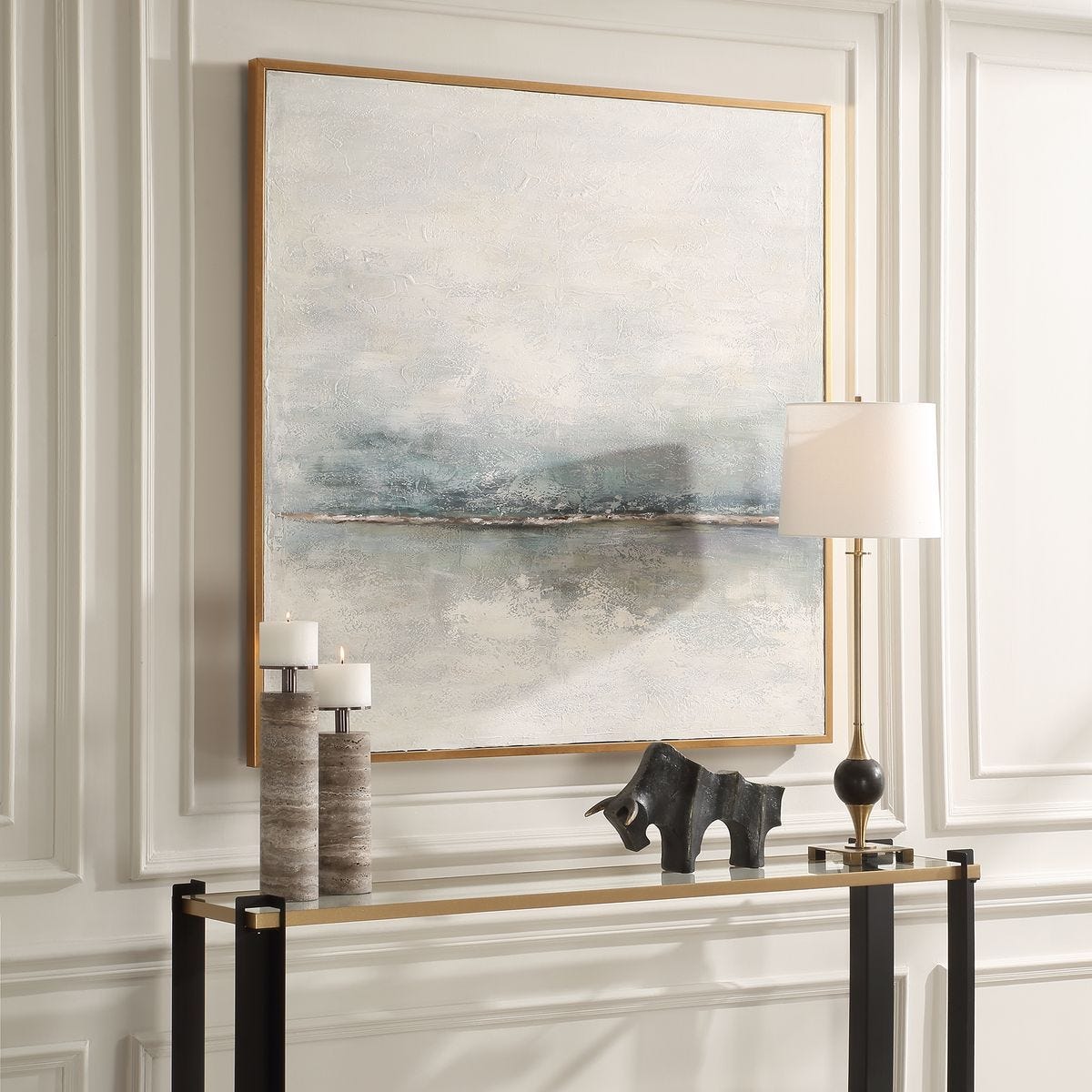 Foggy Morning Hand Painted Canvas – Art by Uttermost | Sutter & Vale