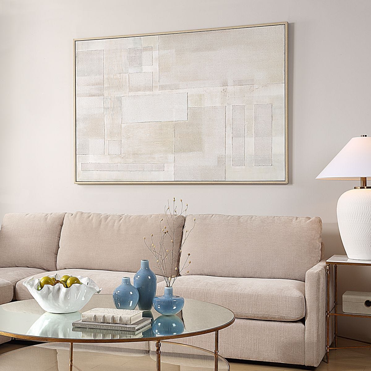 Erase Hand Painted Canvas – Art by Uttermost | Sutter & Vale