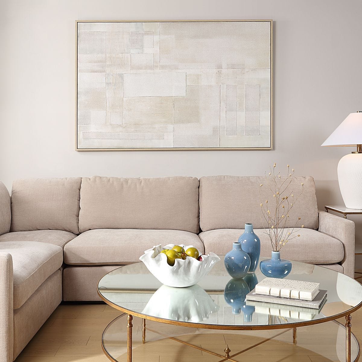 Erase Hand Painted Canvas – Art by Uttermost | Sutter & Vale