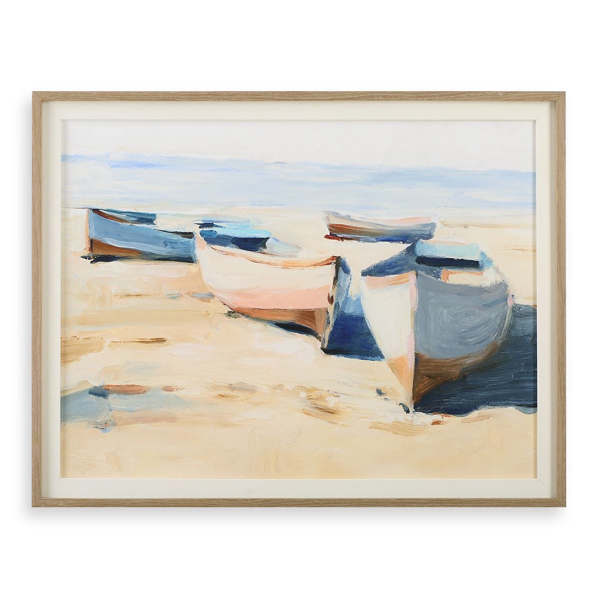 Beached Boats Framed Print – Art by Uttermost | Sutter & Vale