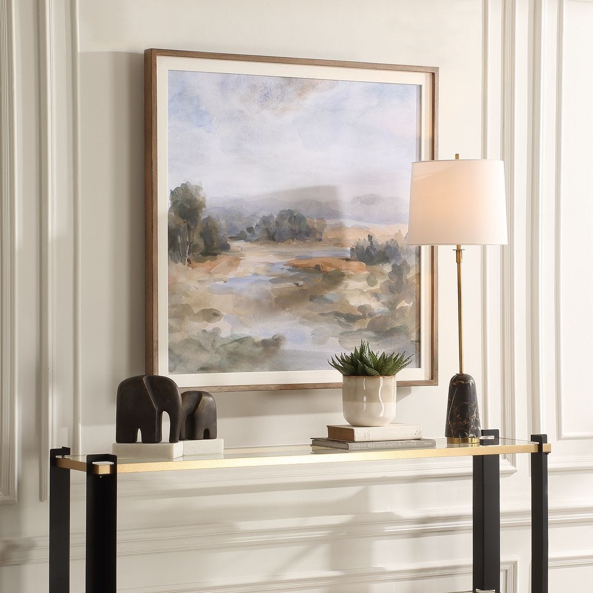 River Afternoon Framed Print – Art by Uttermost | Sutter & Vale