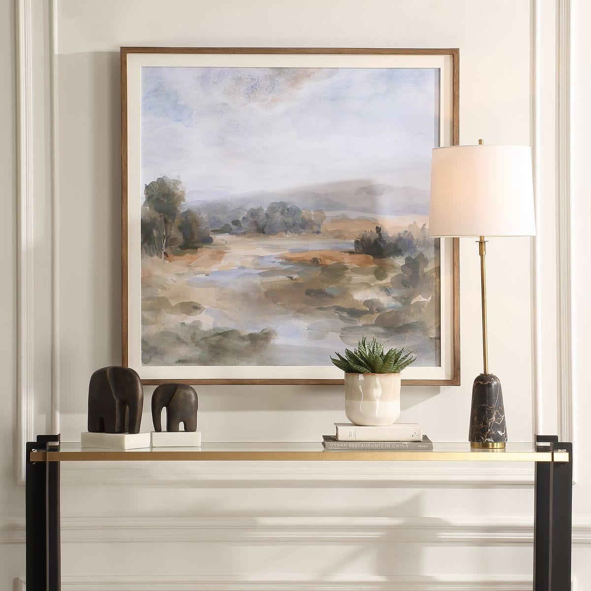 River Afternoon Framed Print – Art by Uttermost | Sutter & Vale