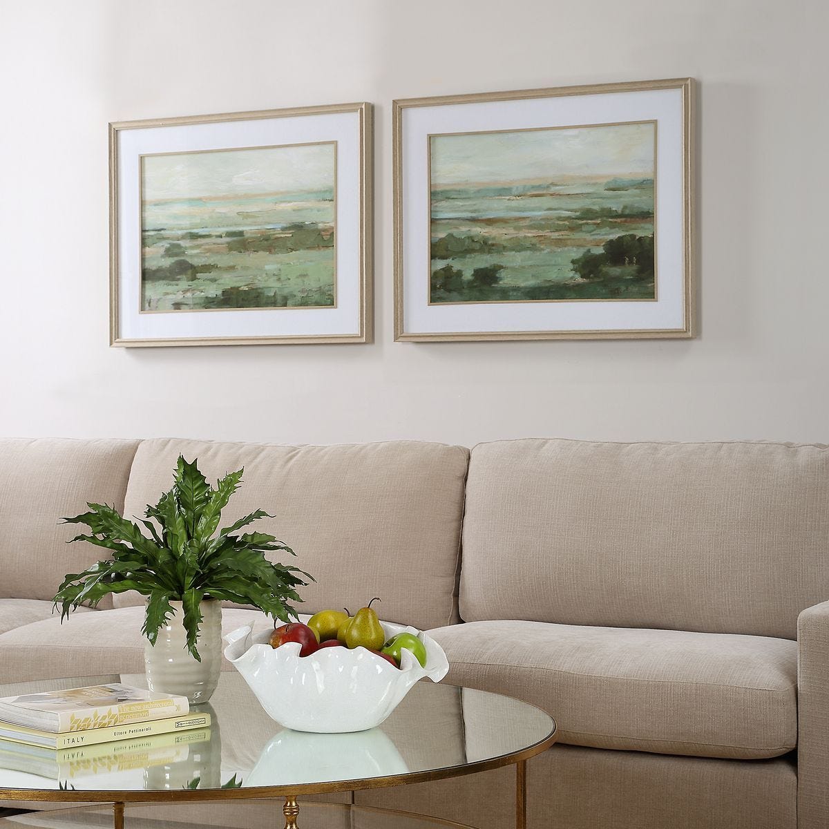 Warm Valley Framed Prints, S/2 – Art by Uttermost | Sutter & Vale
