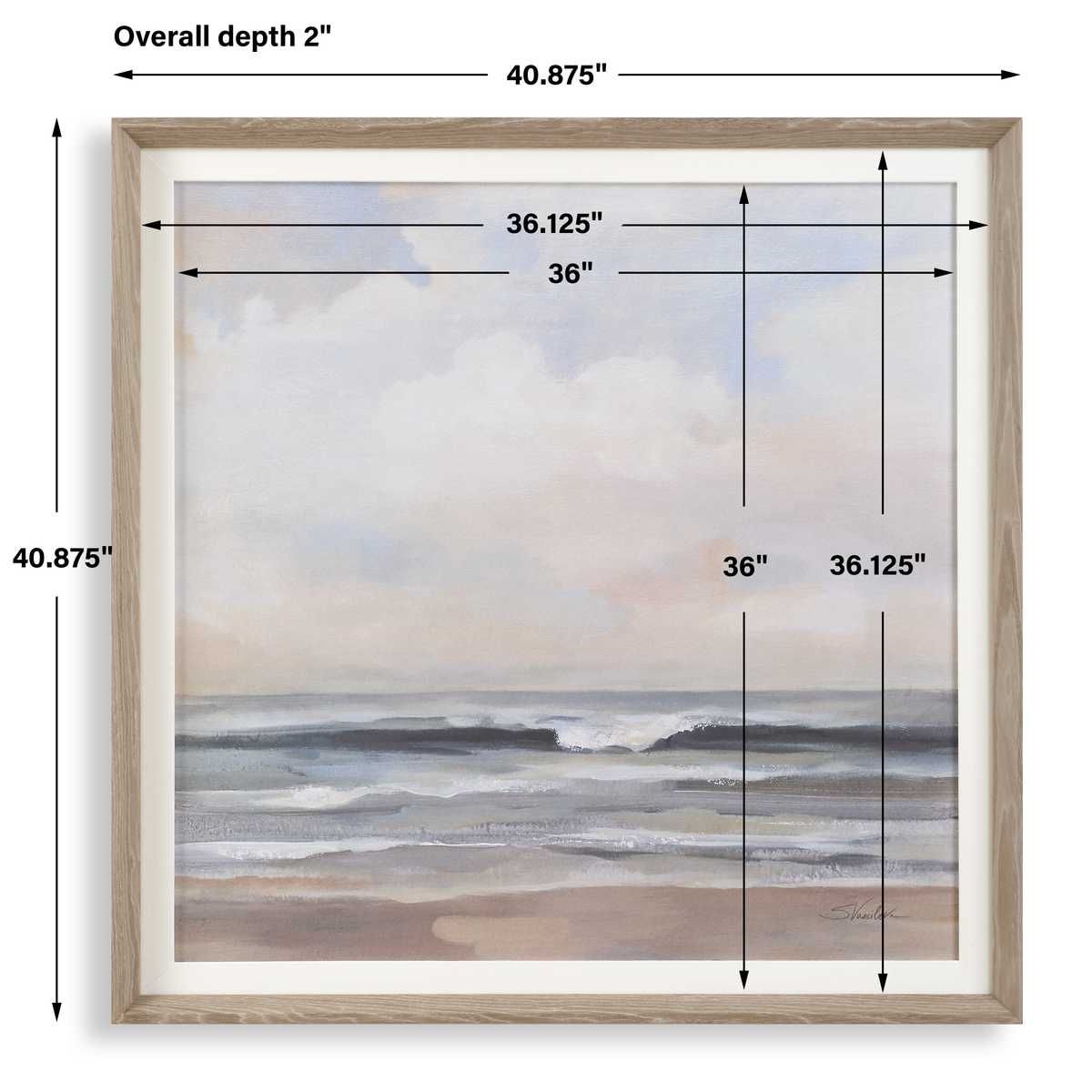 Haze Framed Print – Art by Uttermost | Sutter & Vale