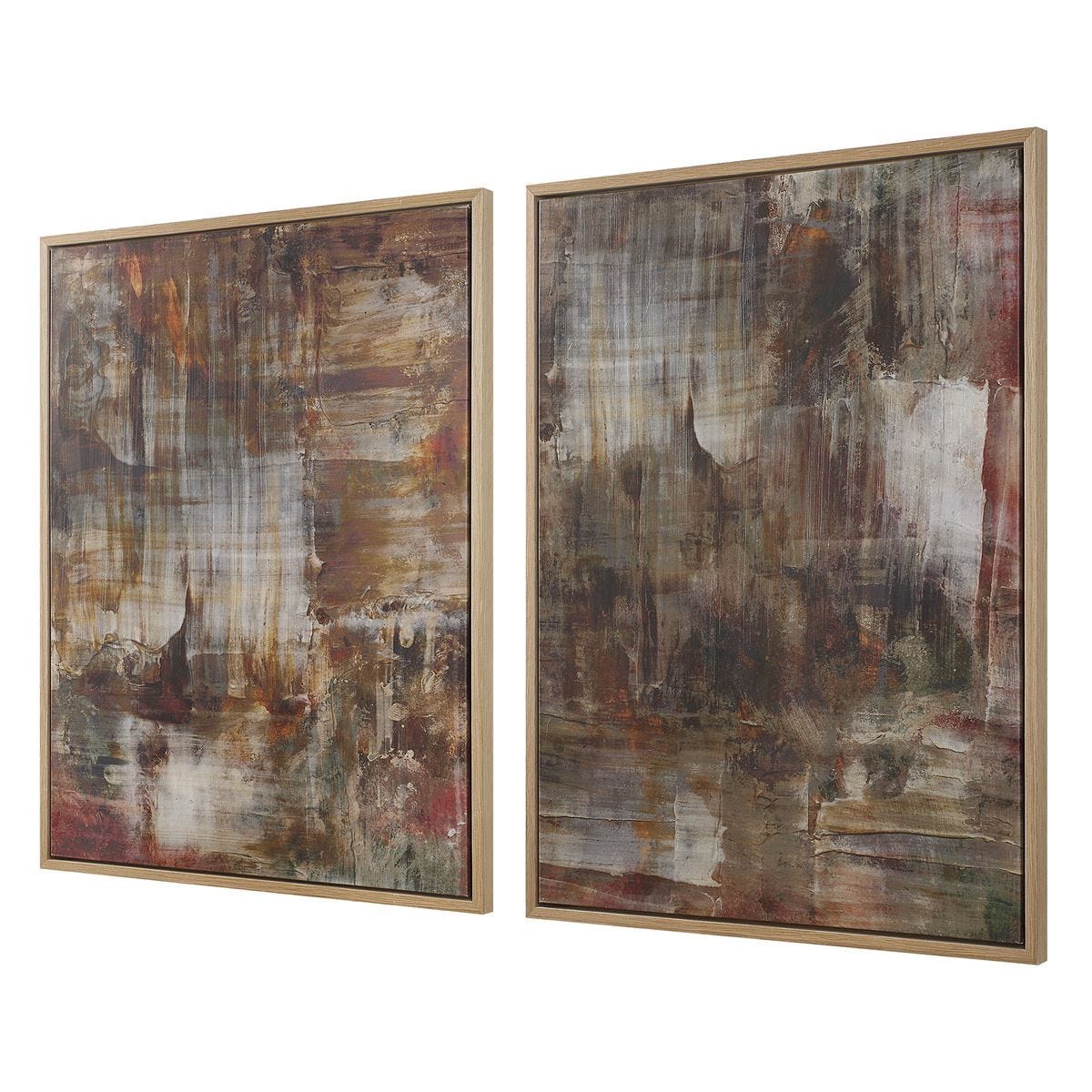 Molten Patina Framed Canvases, S/2 – Art by Uttermost | Sutter & Vale