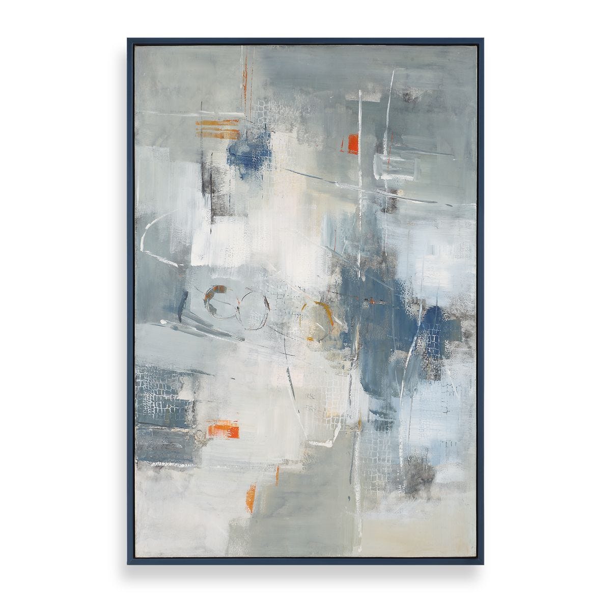 Blueprint Hand Painted Canvas – Art by Uttermost | Sutter & Vale