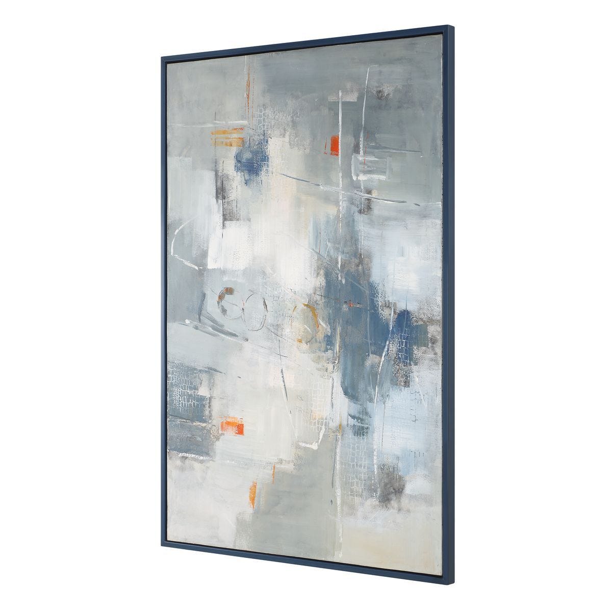 Blueprint Hand Painted Canvas – Art by Uttermost | Sutter & Vale