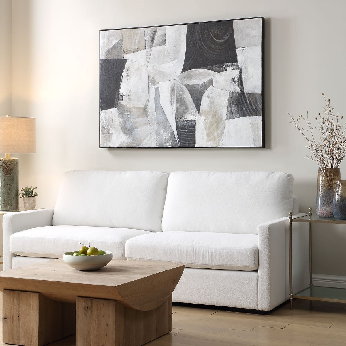 Folding Time Framed Canvas – Art by Uttermost | Sutter & Vale
