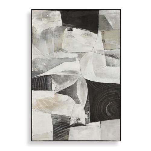 Folding Time Framed Canvas