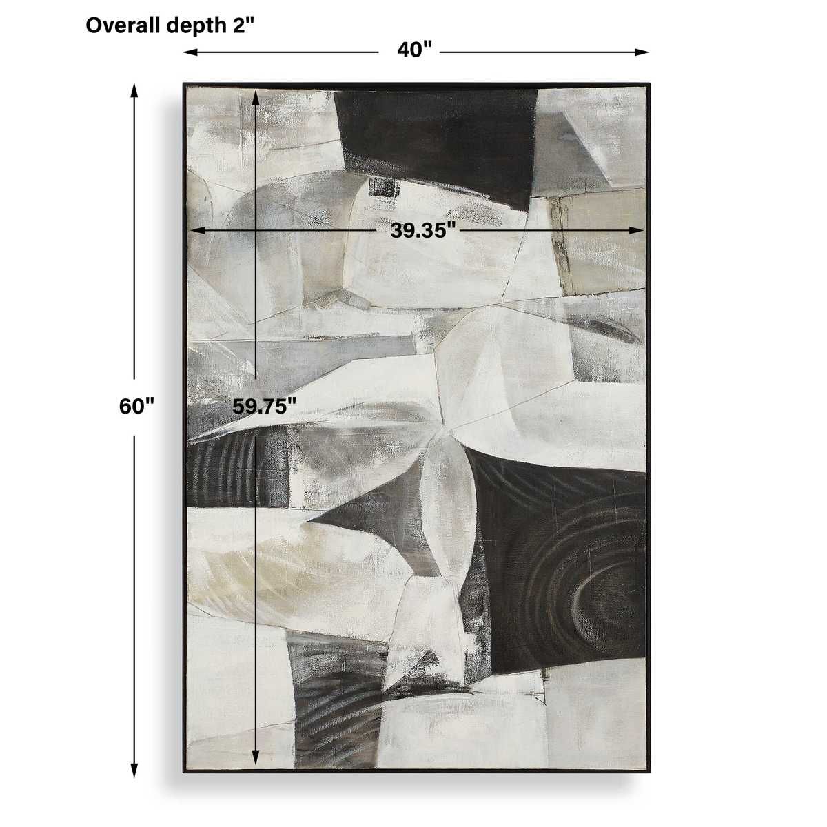 Folding Time Framed Canvas – Art by Uttermost | Sutter & Vale