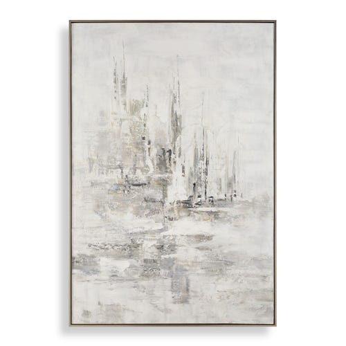 Hours in Silence Hand Painted Canvas