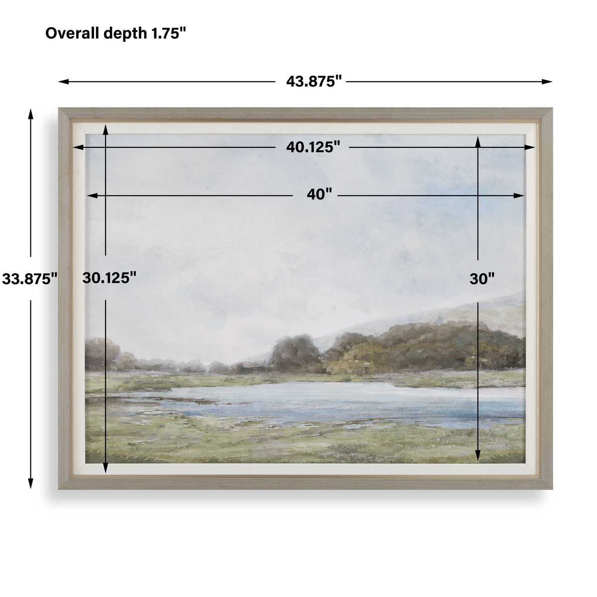Restful Vista- Awe Framed Print
