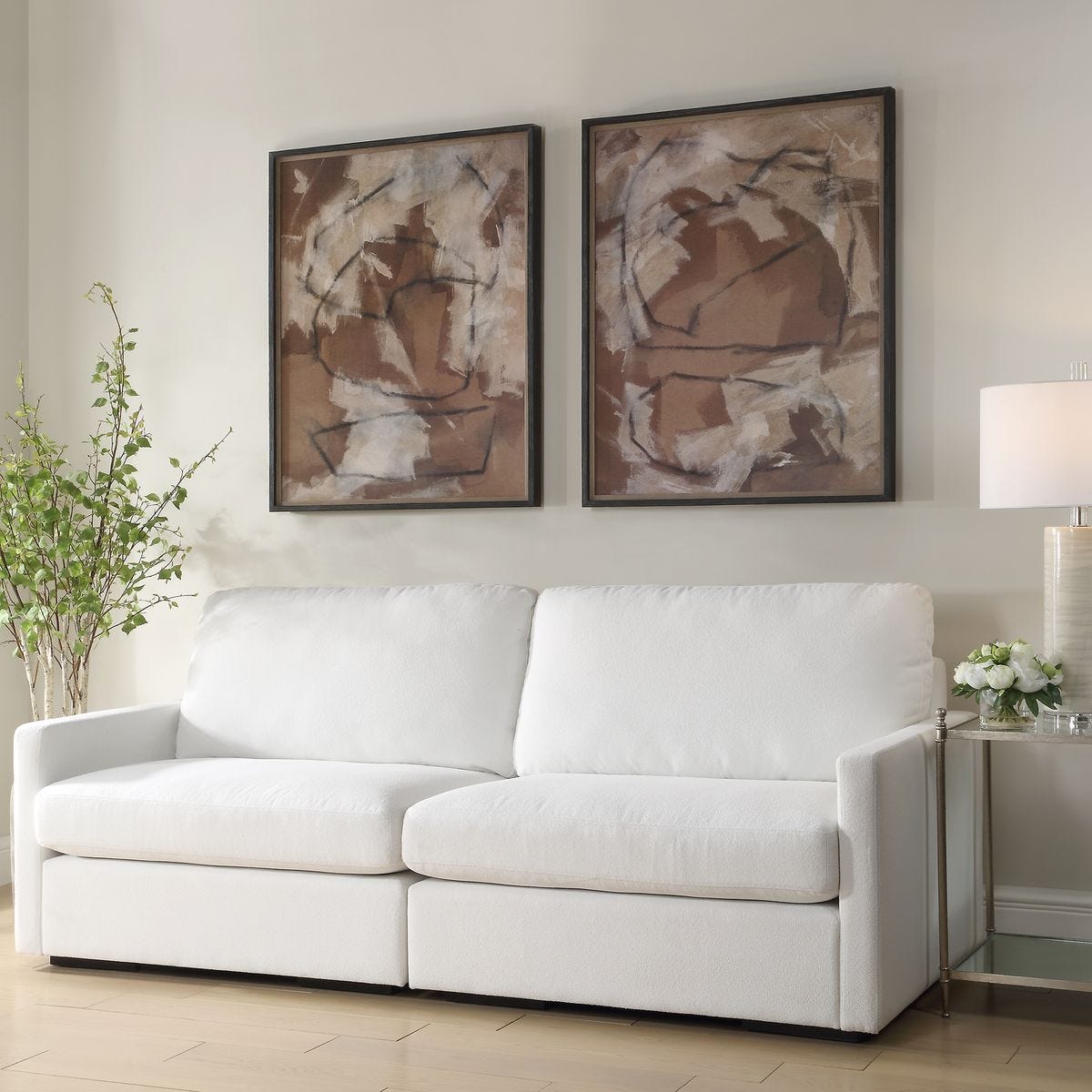 Rush & Dash Framed Prints, S/2