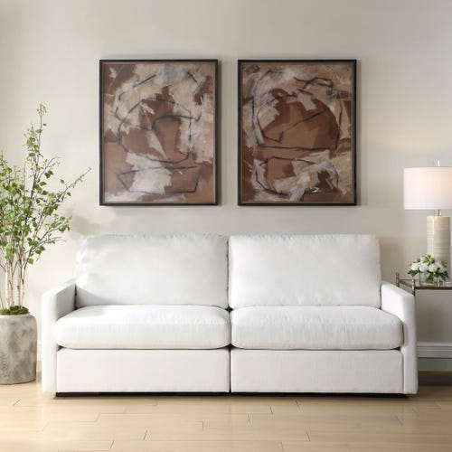 Rush & Dash Framed Prints, S/2