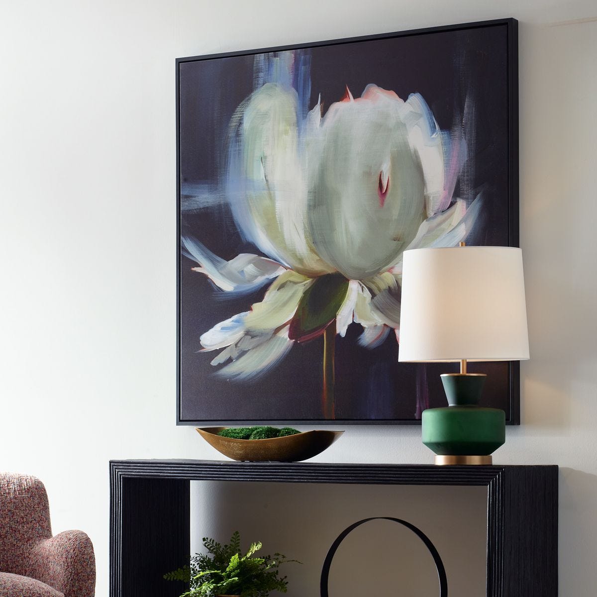 Peony Framed Canvas – Art by Uttermost | Sutter & Vale