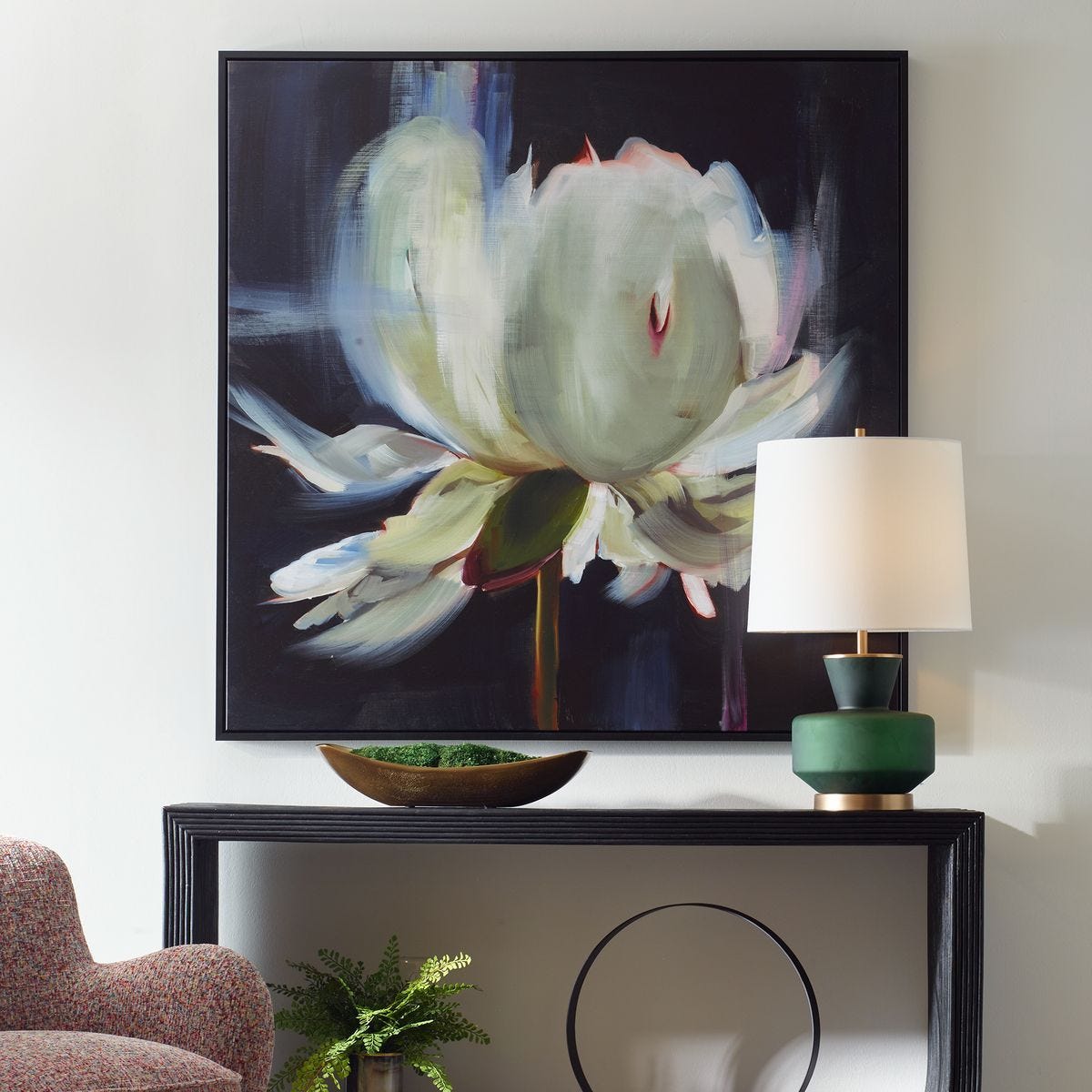Peony Framed Canvas – Art by Uttermost | Sutter & Vale