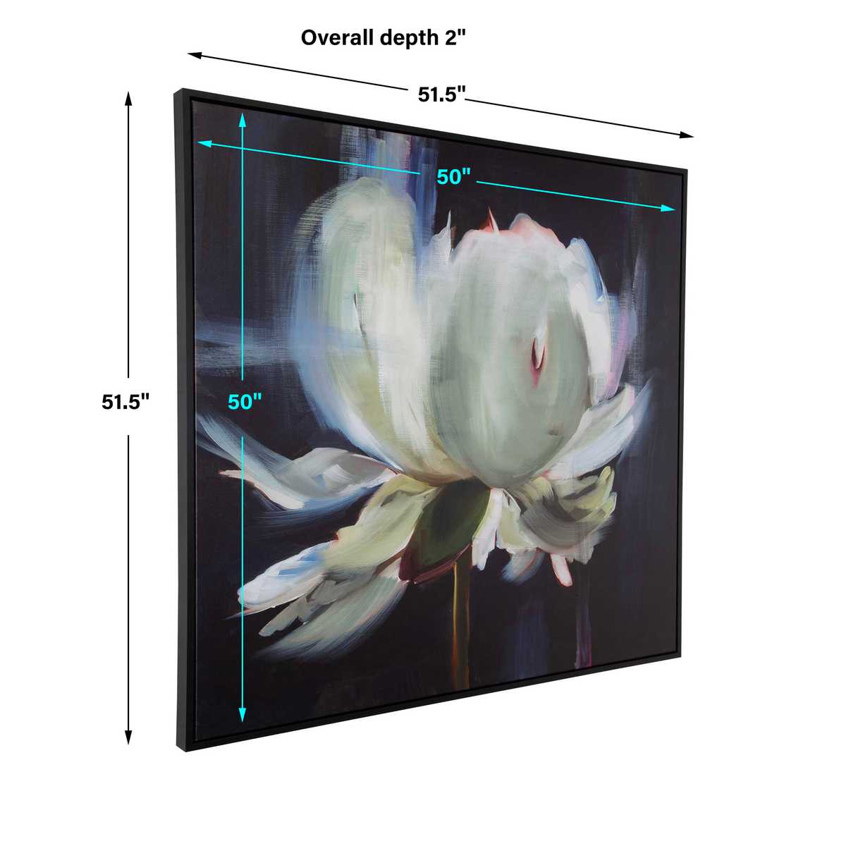 Peony Framed Canvas