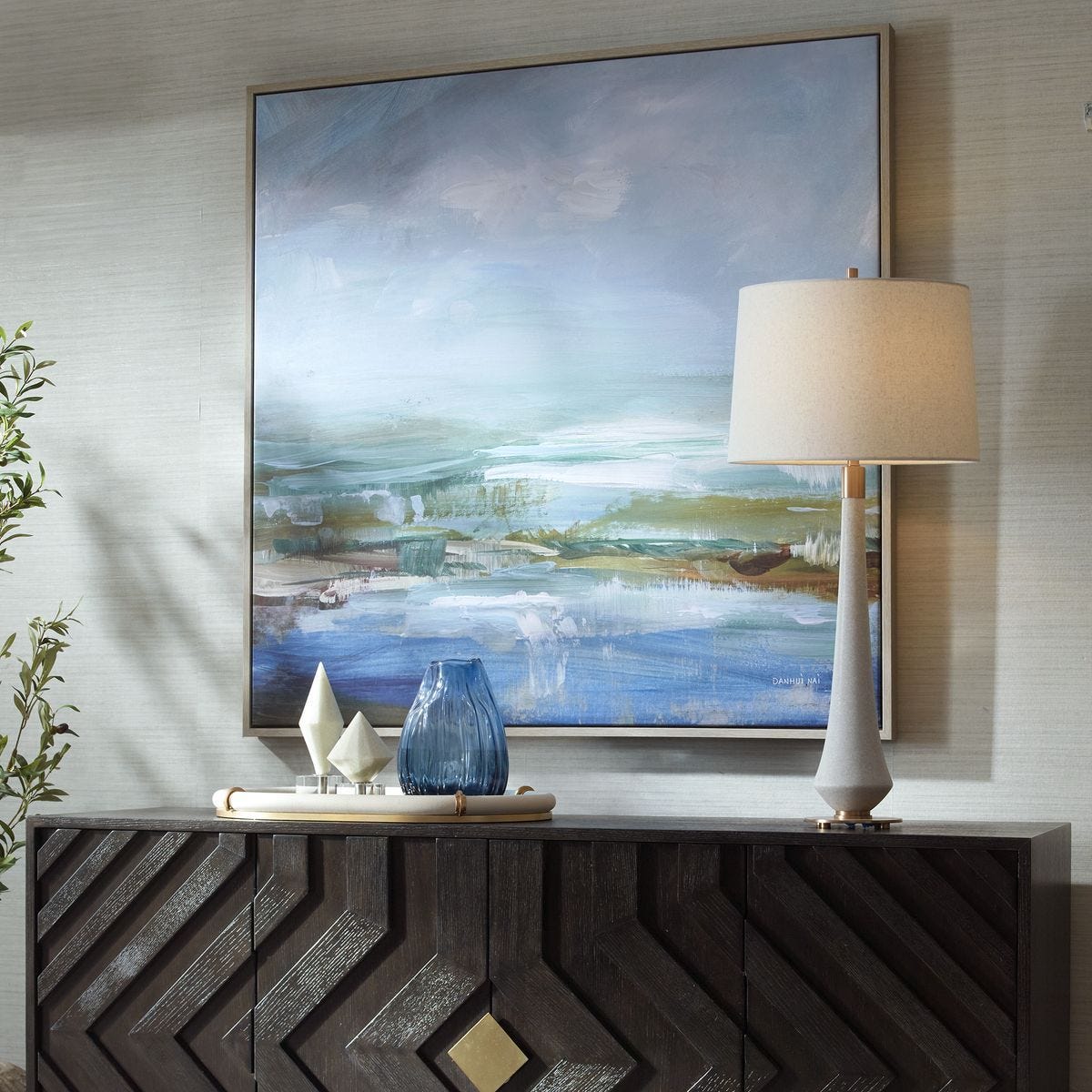 Lush Valley Framed Canvas – Art by Uttermost | Sutter & Vale