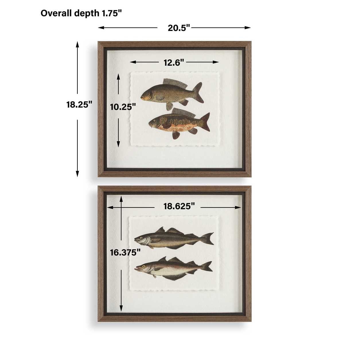 The Catch Framed Prints, S/2 – Art by Uttermost | Sutter & Vale