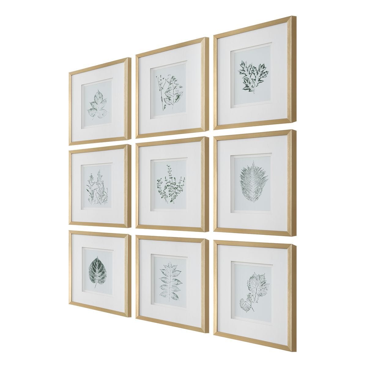 Nature's Script Framed Prints, S/9 – Art by Uttermost | Sutter & Vale