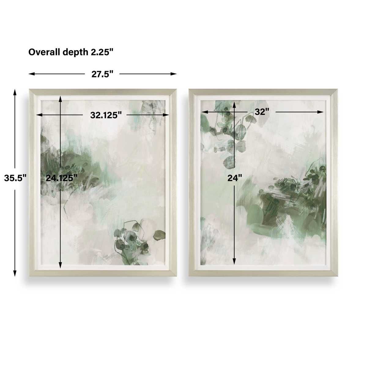 Custom Lilypond Dream Framed Prints, S/2 – Art by Uttermost | Sutter & Vale