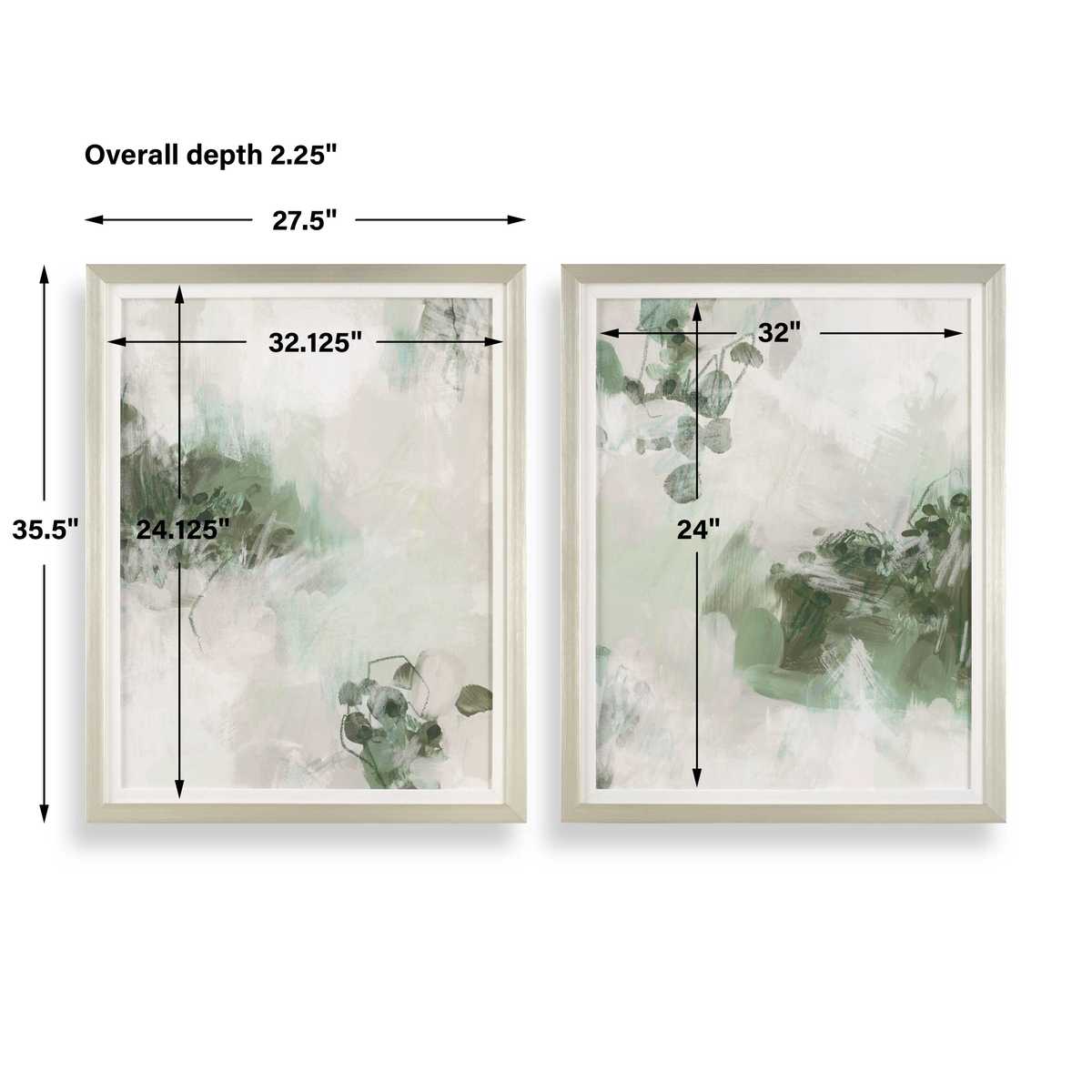 Custom Lilypond Dream Framed Prints, S/2